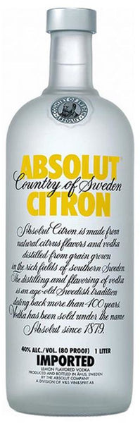 Absolut Citron 40% Ltr