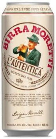 Birra Moretti 24x440ml Cans 4.6%